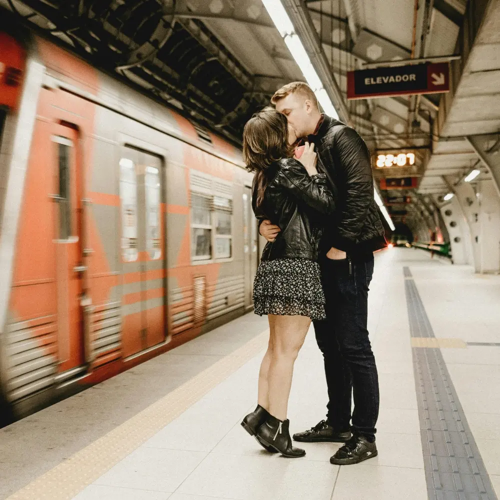 The 1910 French Railway Kissing Ban