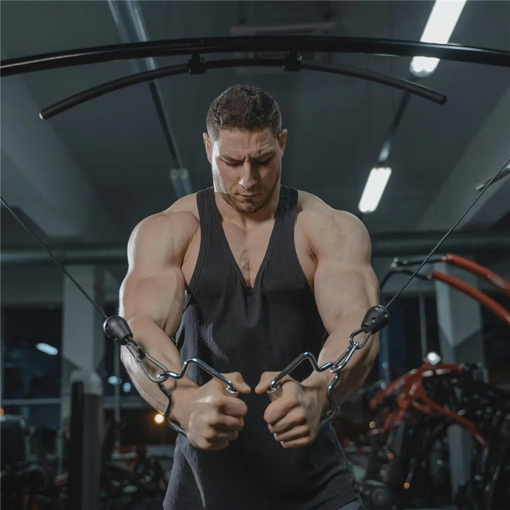 High to low cable fly