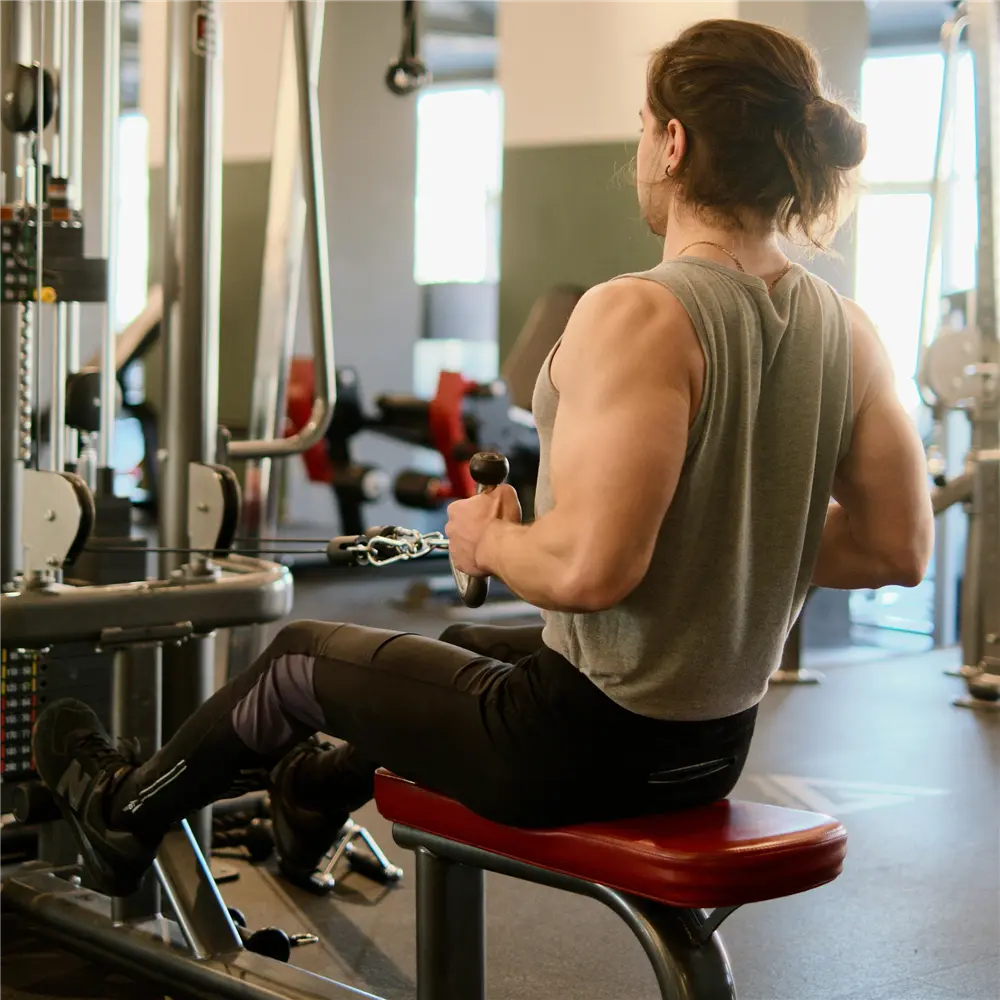 Seated cable row